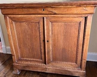 Antique Oak Credenza  $450