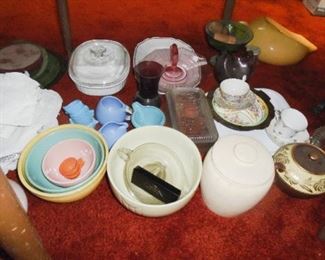 ASST CHINA POTERY ETC