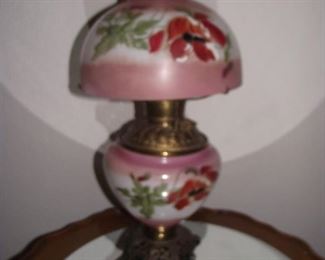 Antique oil lamp