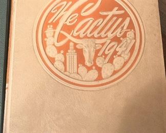 1941 University of Texas yearbook - "The Cactus"