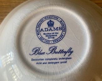 "Blue Butterfly" by Adams - made in England