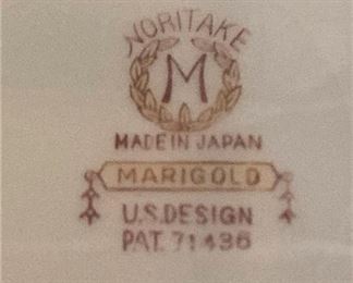 Noritake "Marigold" china