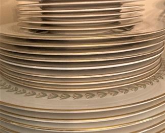 40 pieces of "Grosvenor" Castleton china - made in the USA