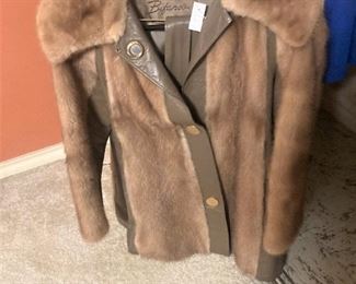 Short mink jacket