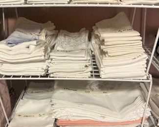 Linen napkins and placemats