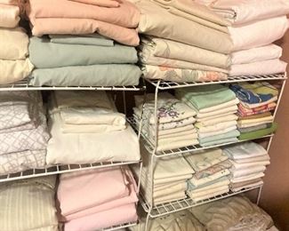 Sheets and pillowcases