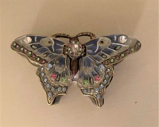 Butterfly trinket box