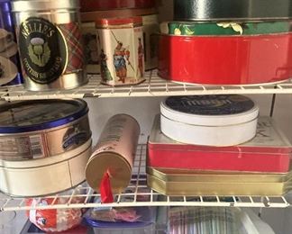 Tins and other utility room finds