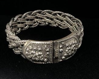 Vintage Heavy Siver Bracelet