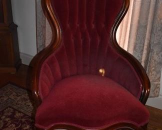A better view of the lovely Antique Victorian Chairs