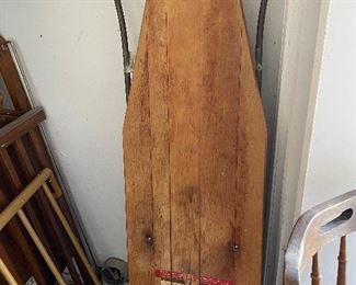 Antique Wood Ironing Board