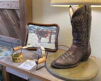 Two Boot Lamps