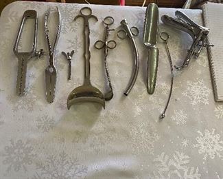 Antique surgical tools