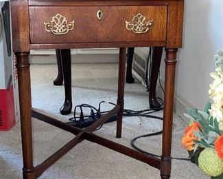 One of two Wellington Hall end tables (Pristine condition) 