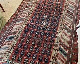 Antique hand knotted rug