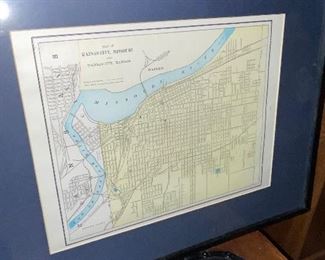 Old map of KC