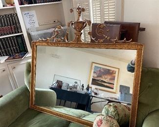 Antique French Mirror (notice the detail)