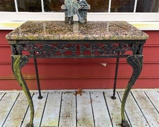 cast iron table