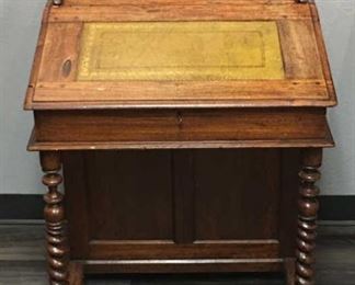 Antique Georgian Davenport Captain's Desk