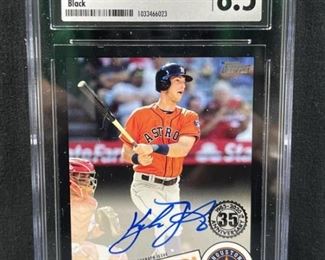 2020 Topps AUTO Kyle Tucker CSG NM/MT+ 8.5