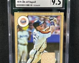 2022 Topps Jeff Bagwell Bat Relic CSG MT+ 9.5