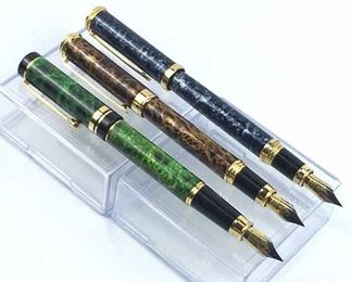 (3) 1970s Iridium Point Fountain Pens