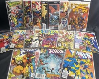(17) Retro X-Men Comicbooks
