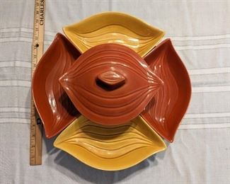 LOT 168 CALIFORNIA POTTERY CHIP AND DIP