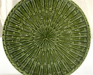 Porcelain Asparagus Plate Marked For ITALY
