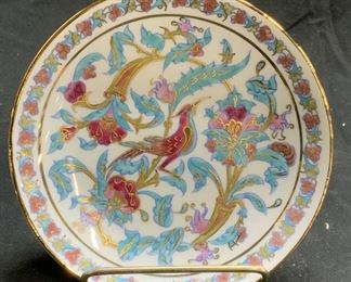 PORLAND Turkish Illuminated Porcelain Plate
