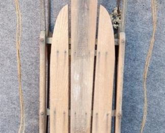 Antique Wood & Iron Sled