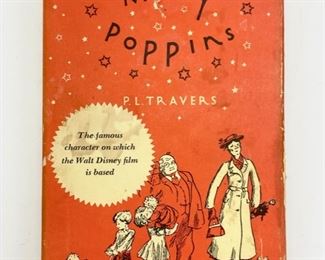 1962 Mary Poppins By P. La Cravers Published By Harcourt Brace & World Hardcover Book W/ Original Sleeve