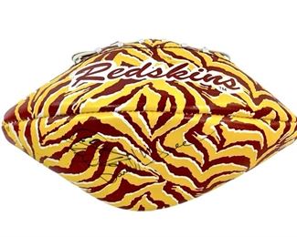 Darrel Green, Fred Stokes, and Tim Johnson Autographed Early 90s Washington Redskins Football