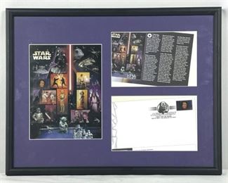 2007 Star Wars Commemorative Stamps and First Day of Issue Cover