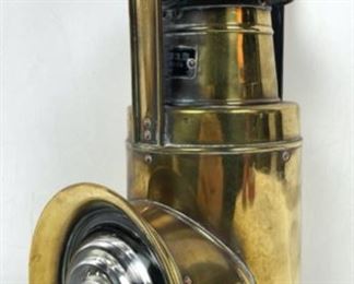 Antique Nippon Sento Co. Ltd Tokyo Osaka Japanese Brass Railroad Lantern