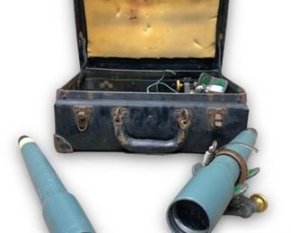 Lot of x2 Vintage Bausch and Lomb Balscope Twenty 20x Spotting Scope Made in U.S.A