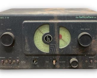 Hallicrafters S-38C Am/Cm shortwave Ham Tube Radio Receiver