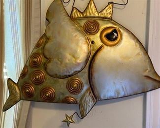 Fish Metal Ornament