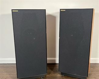 (2pc) PAIR SNELL ACOUSTICS E-II SPEAKERS  |                         Pair of Snell Acoustics Type EII / Type E Tower Loudspeakers - l. 14 x w. 11 x h. 34 in. (each)