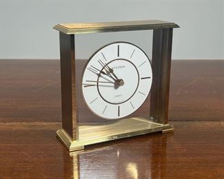 ACCUTRON QUARTZ CLOCK  |  Made in Germany, with dedication on top dated 1990 - h. 4.5 in.