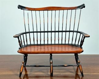 MINIATURE WINDSOR BENCH  |  Made exclusively for "Upper Deck Ltd" - l. 17 x w. 8 x h. 16 in.