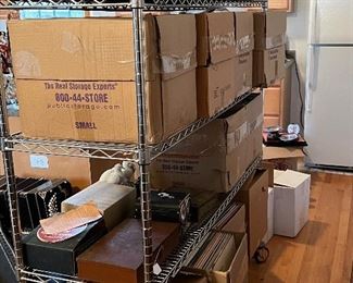 Tons of records and vinyls