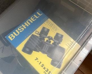 A box of binoculars 