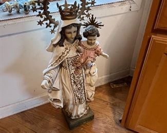 Religious Mary statue