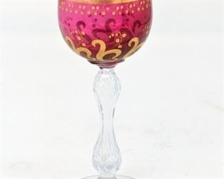 Cranberry / enambled stem