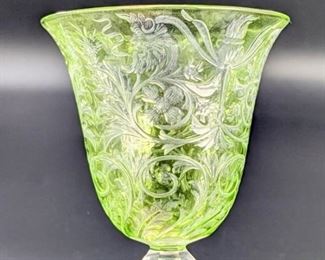 Sinclair green glass stem