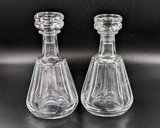 Baccarat Crystal decanters