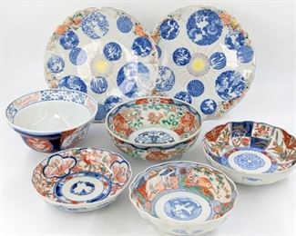 Orientala plates and bowls