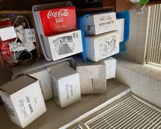 Snow Village galore.