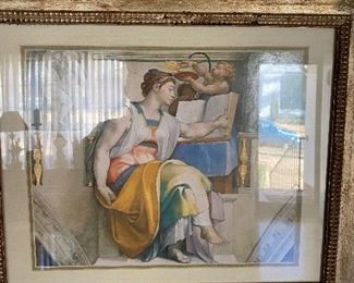 Looks like a cherub is lighting the Holy Hand Grenade. One, two, four.